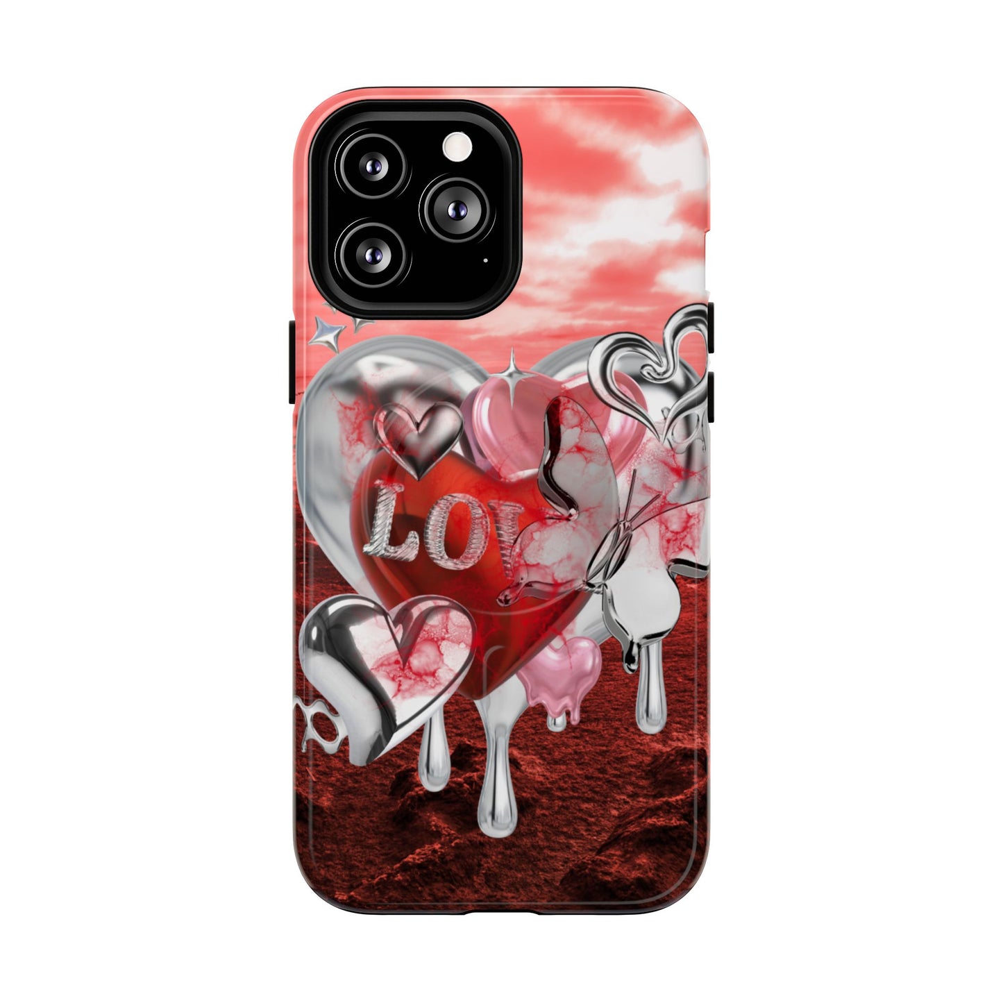 Protective Magnetic Phone Case – Chrome Love