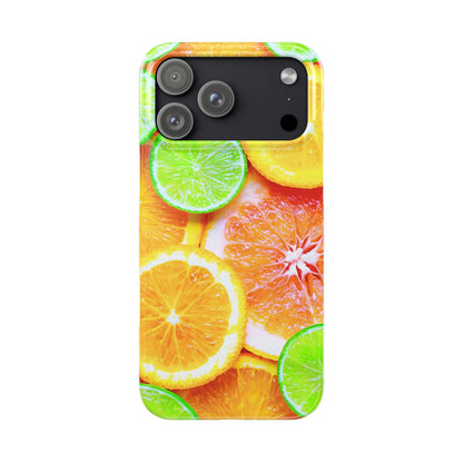 Slim Phone Case – Sunkissed Citrus