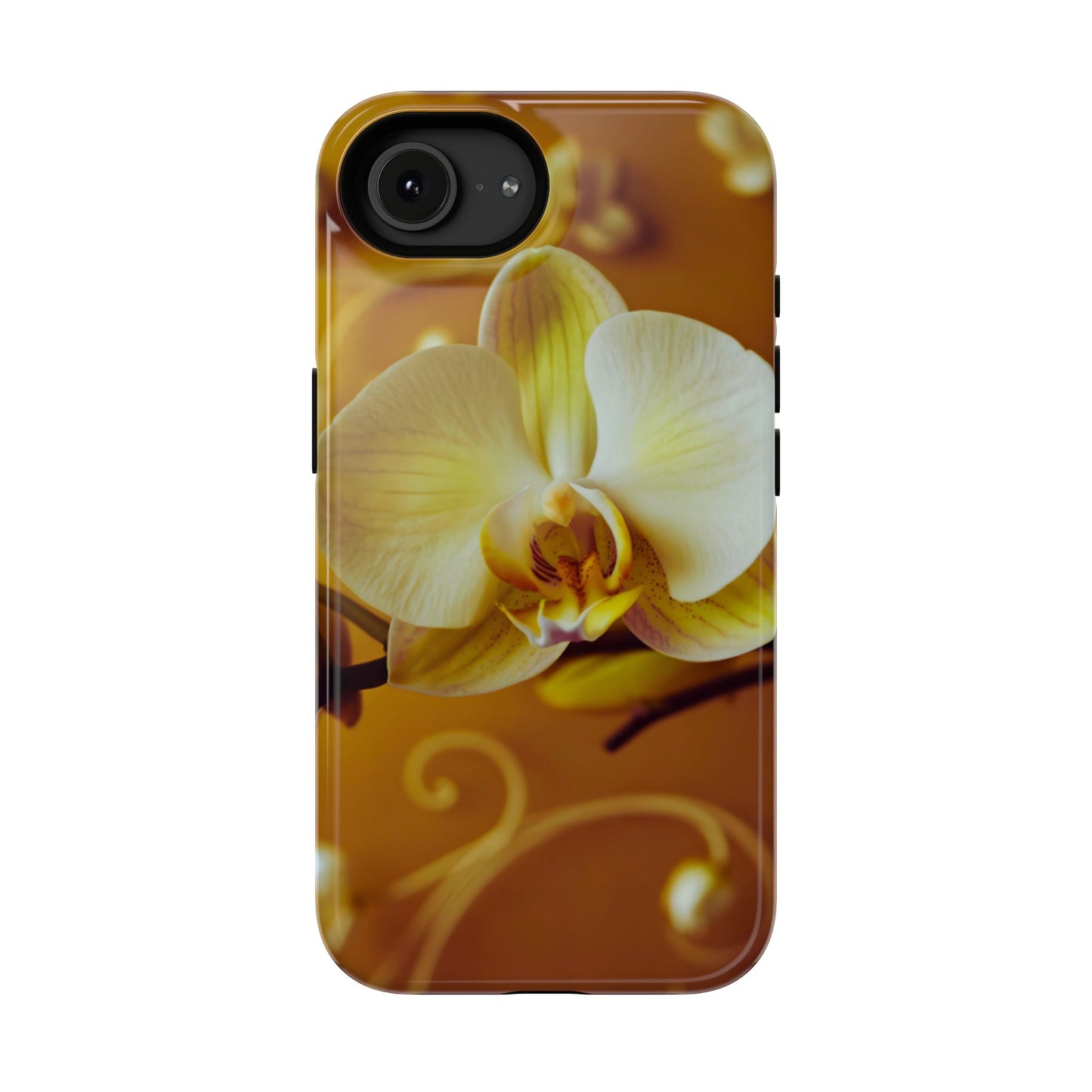 Protective Phone Case – Amber Orchid