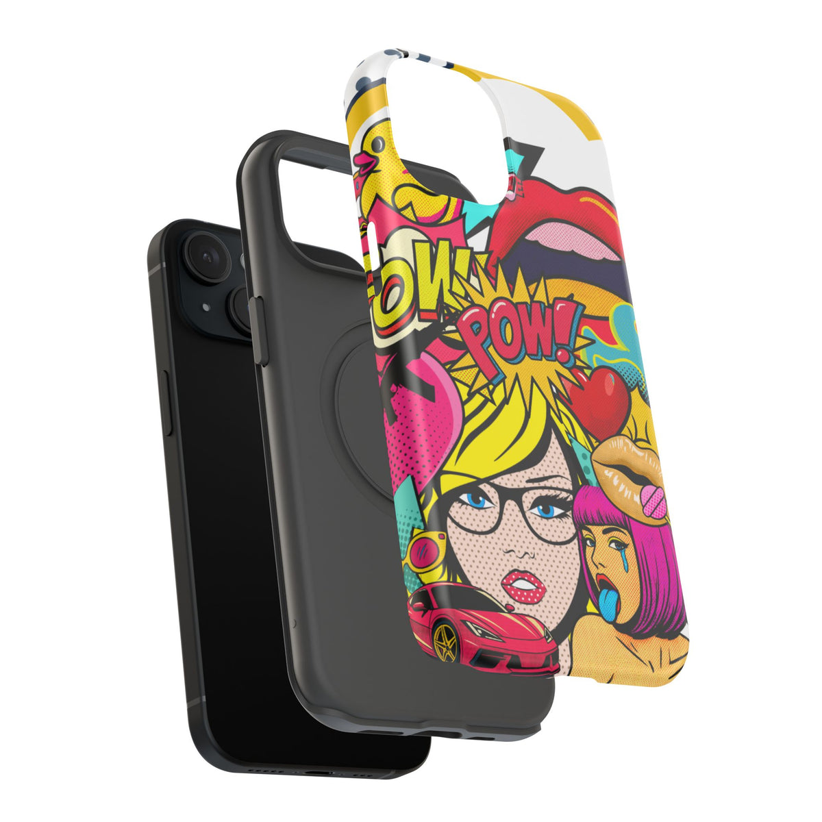 Impact-Resistant Phone Case – Pop Off – Compatible with iPhone 11–17 & Samsung Galaxy S22–S26 Series
