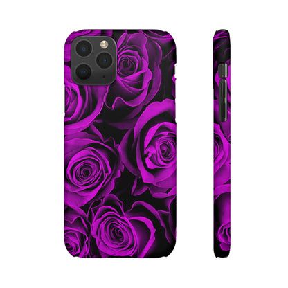 Snap Phone Case – Amethyst Roses