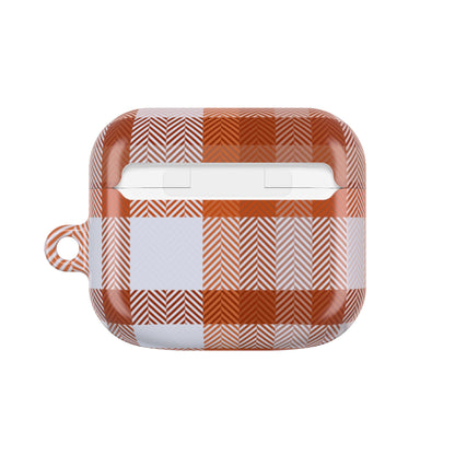 Earbud Case Cover – Spiced Plaid