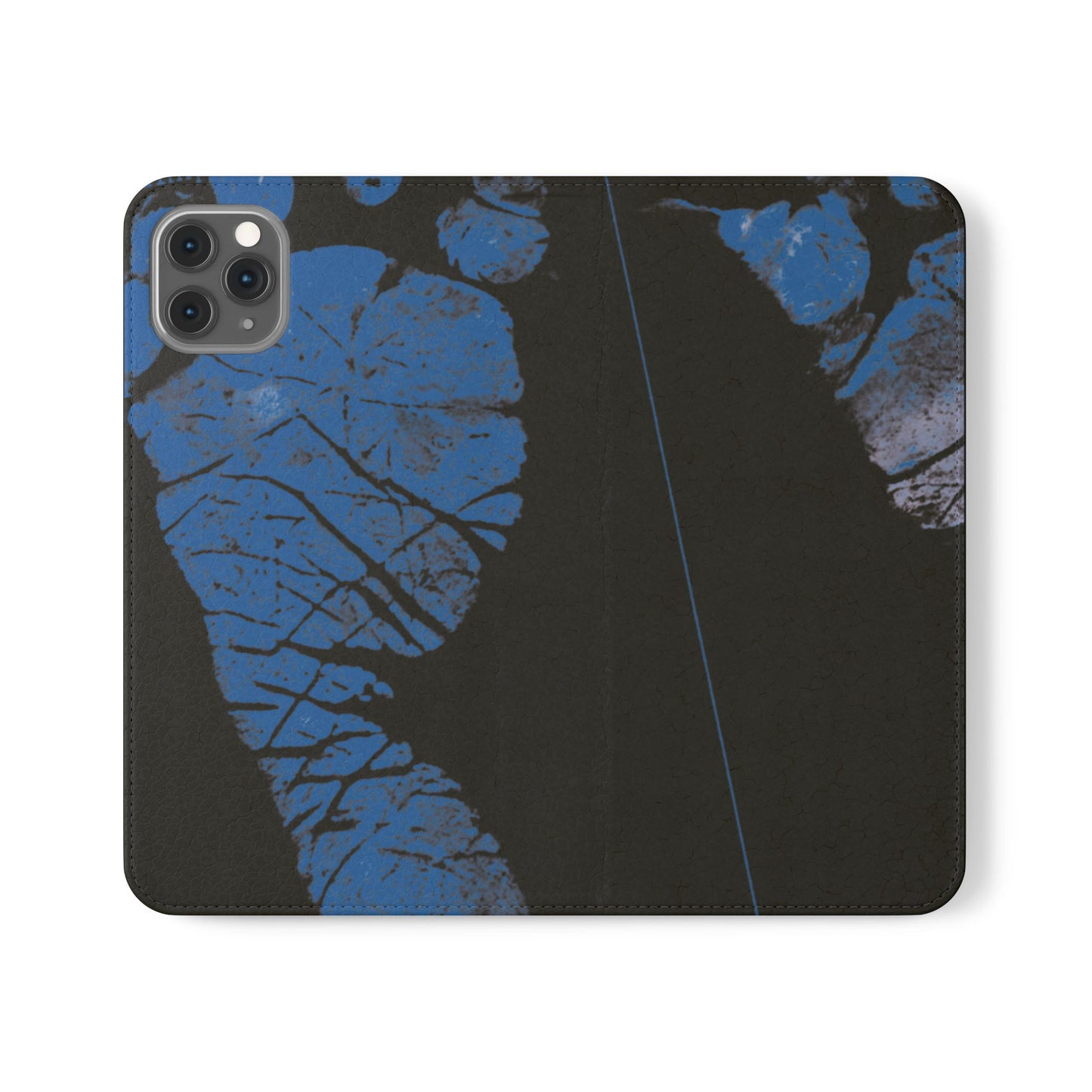 Flip Case – Mom’s Little Blue Footprints