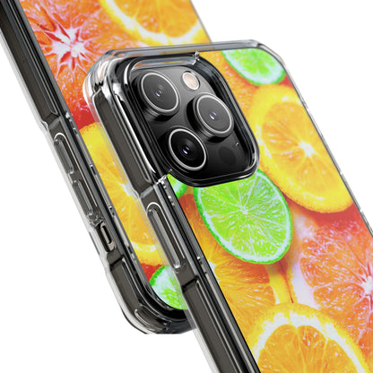 Clear Magnetic Phone Case – Sunkissed Citrus