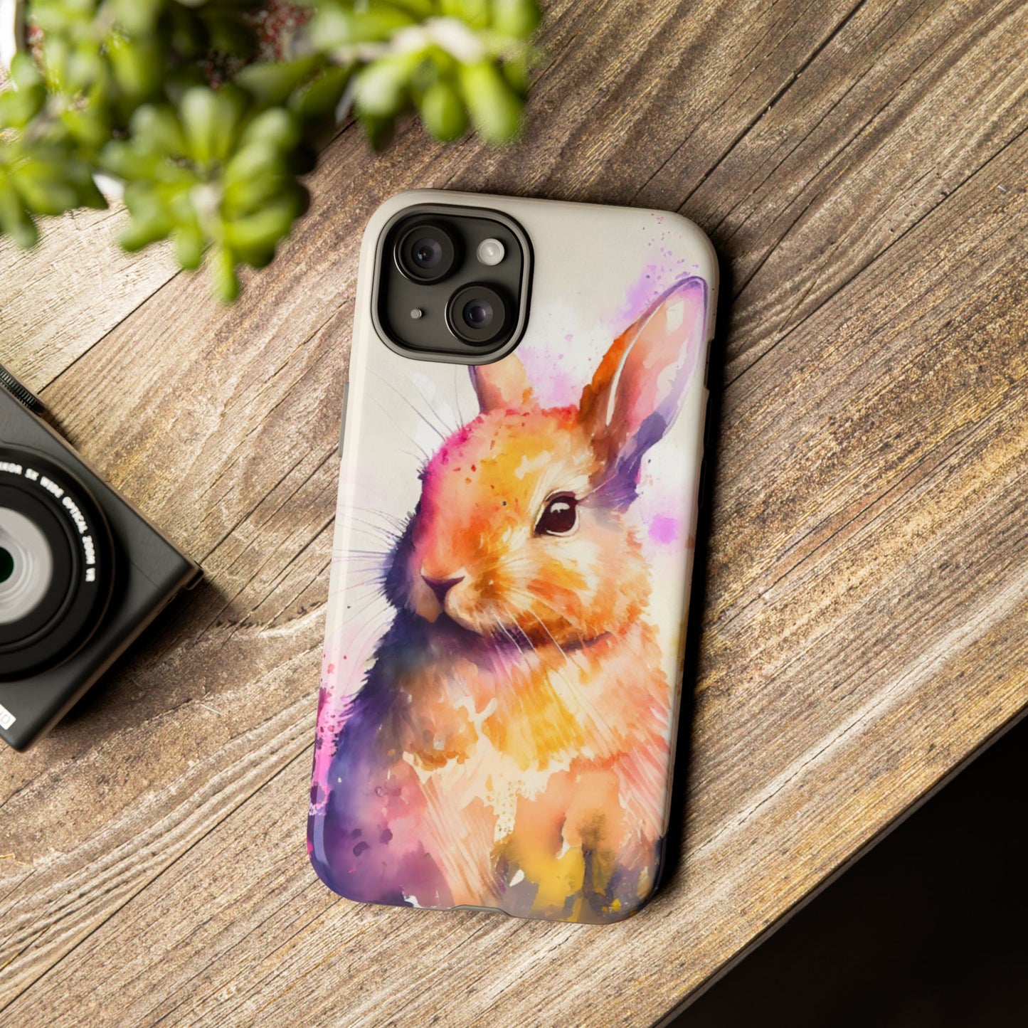 Protective Phone Case – Painted Hare