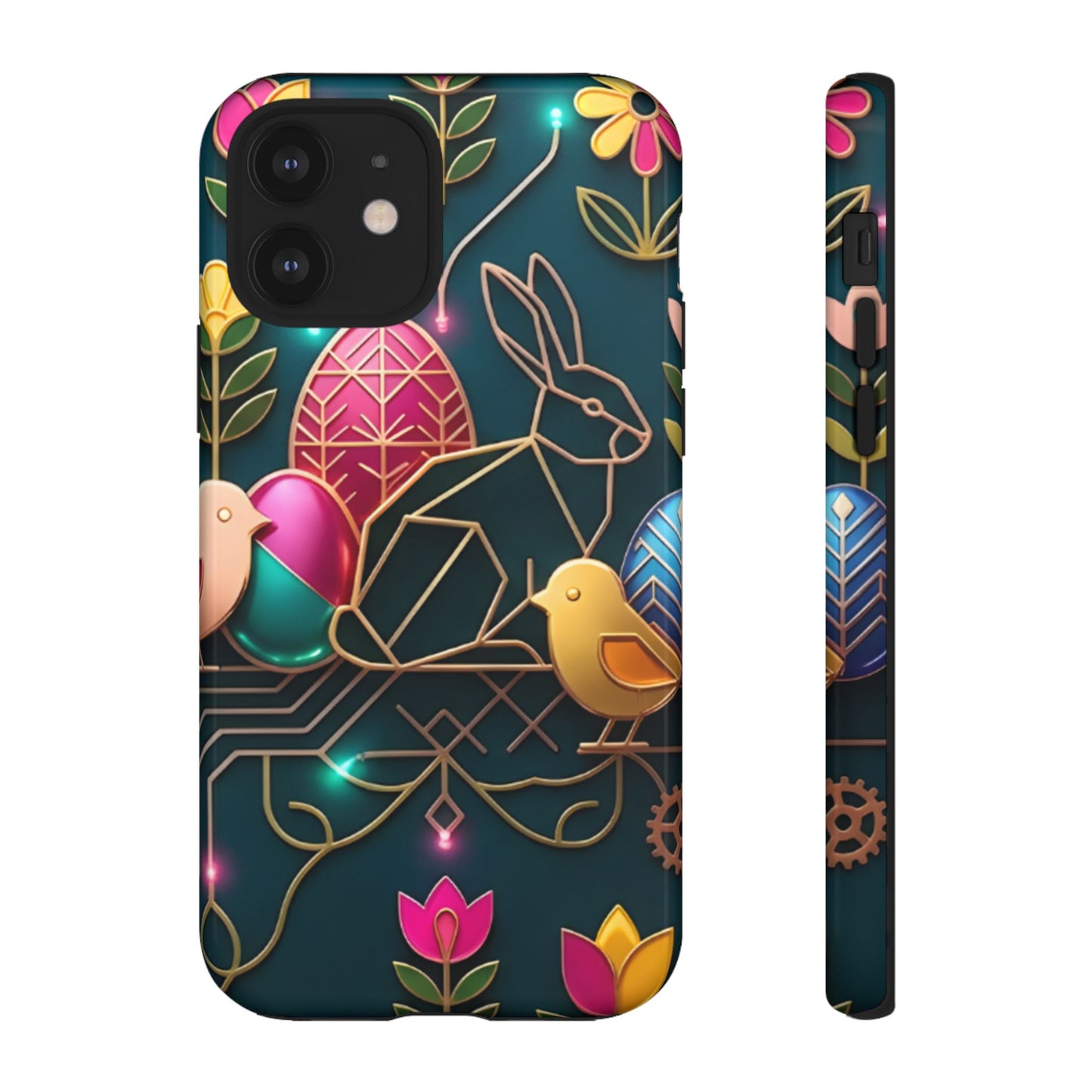 Protective Phone Case – Jeweled Garden