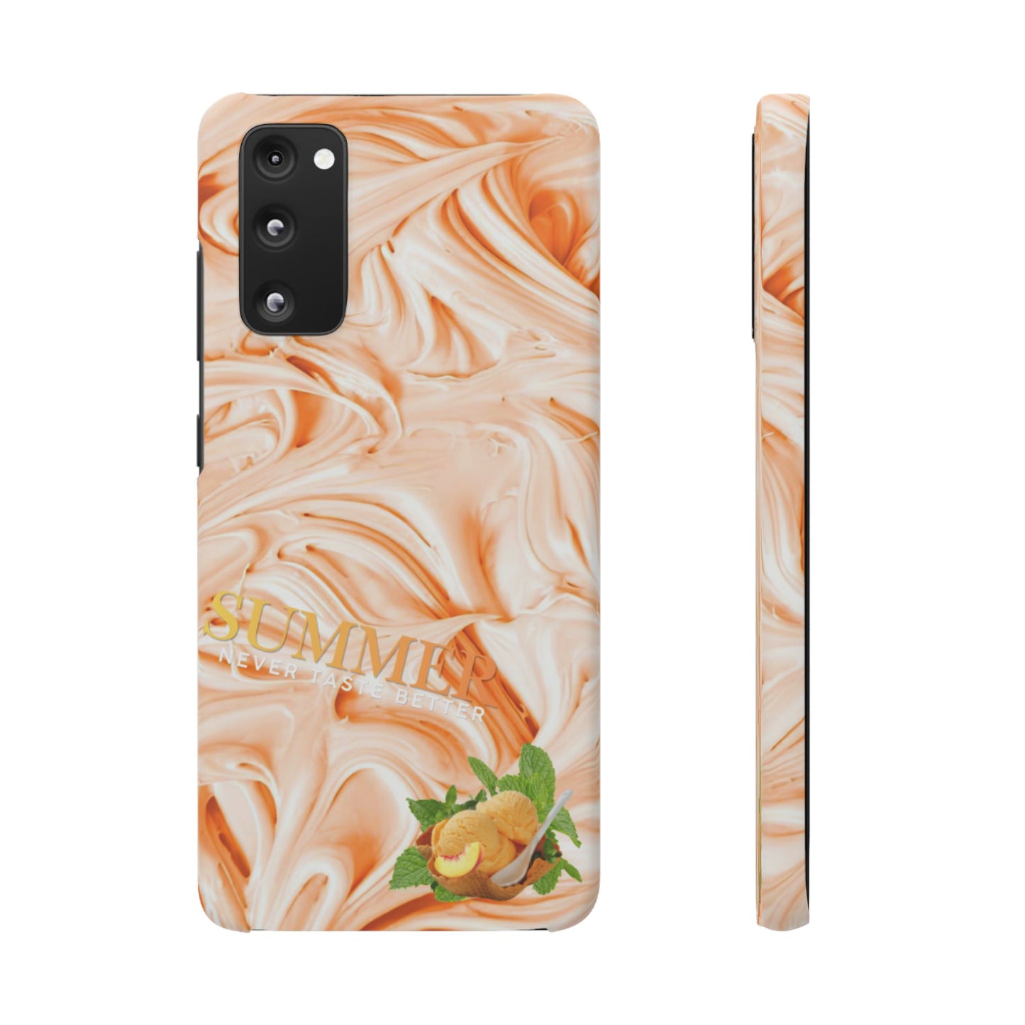 Snap Phone Case – Peach Sorbet