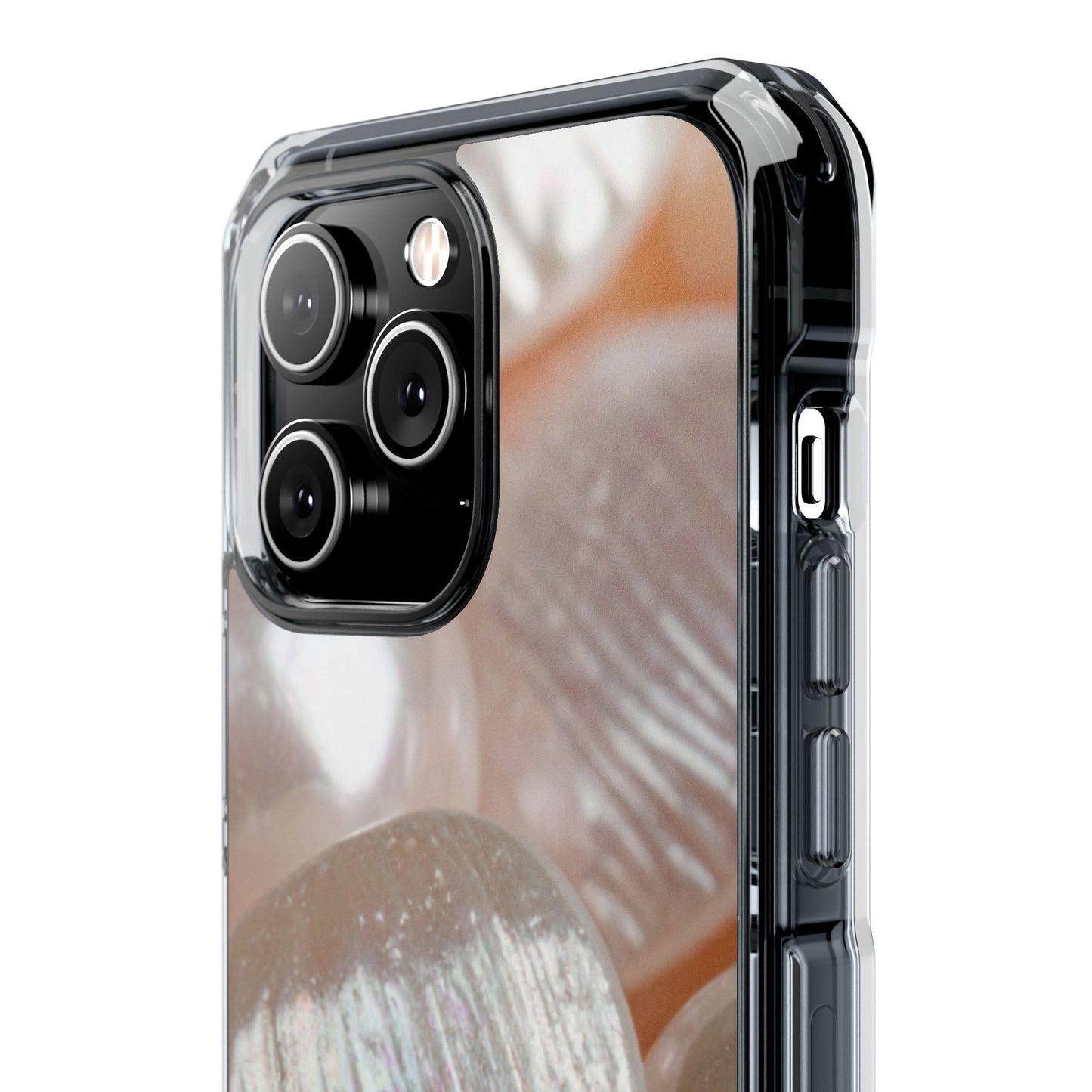 Clear Magnetic Phone Case – Blush Pearl