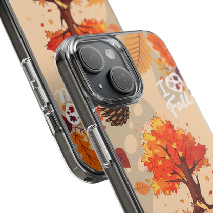 Clear Phone Case – Fall in Love