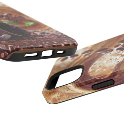 Impact-Resistant Phone Case – Love at First Sip – Compatible with iPhone 11–17 & Samsung Galaxy S22–S26 Series