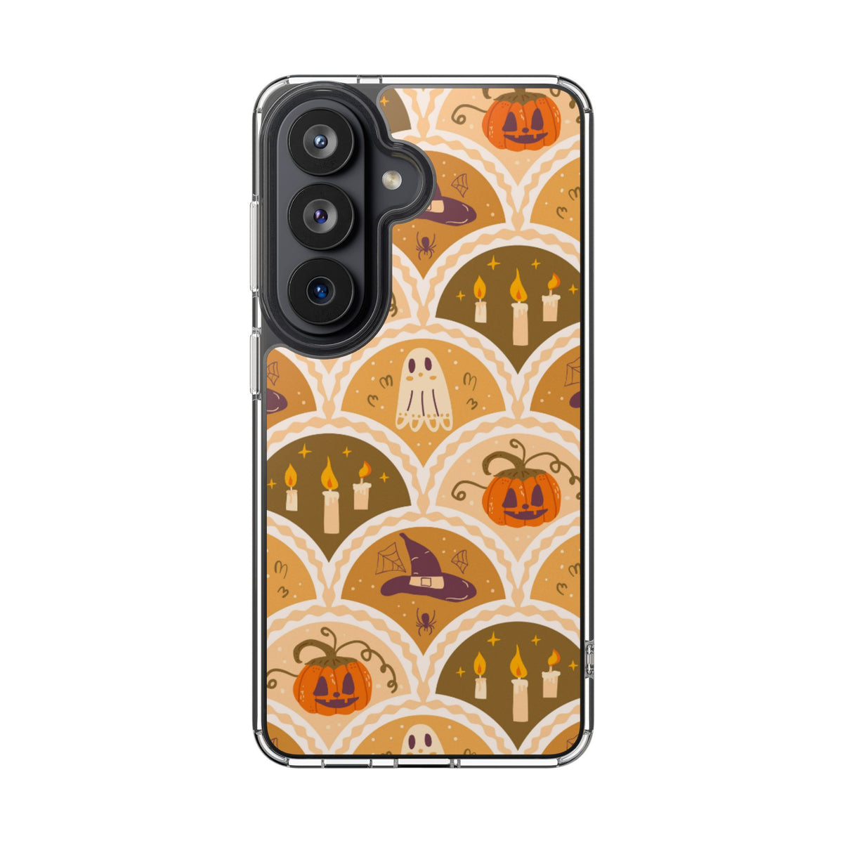 Clear Phone Case – Vintage Haunt – Compatible with iPhone 13–17 & Samsung Galaxy S25–S26 Series