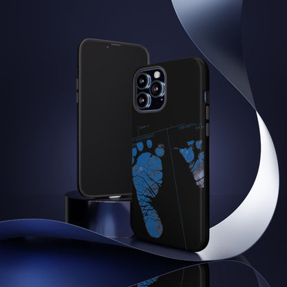 Protective Phone Case – Mom’s Little Blue Footprints