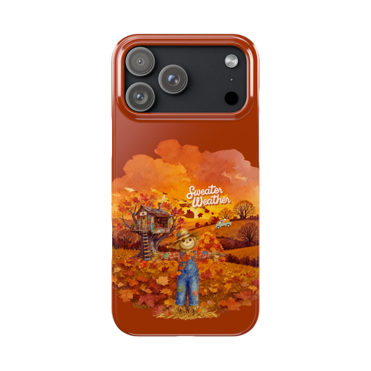 Slim Phone Case – Sweater Weather – Compatible with iPhone 11–17 Series