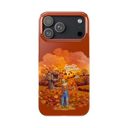 Slim Phone Case – Sweater Weather – Compatible with iPhone 11–17 Series