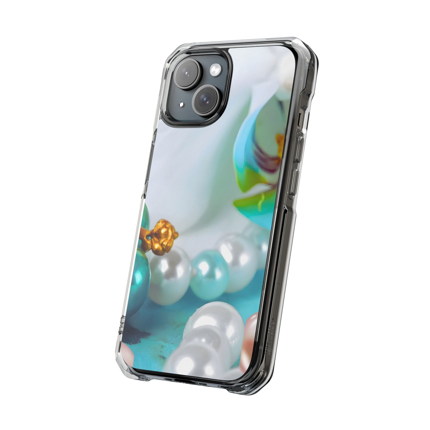 Clear Magnetic Phone Case – Mermaid's Pearl