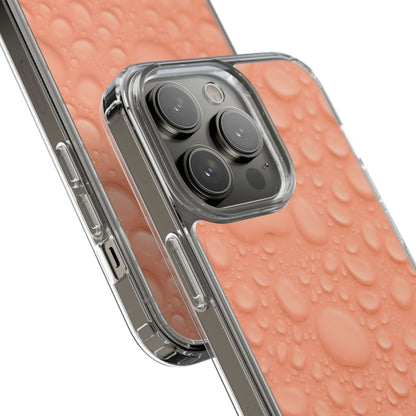Clear Phone Case – Apricot Rain