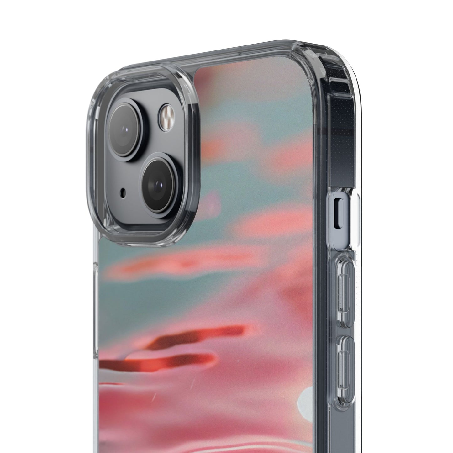 Clear Phone Case – Liquid Sunset