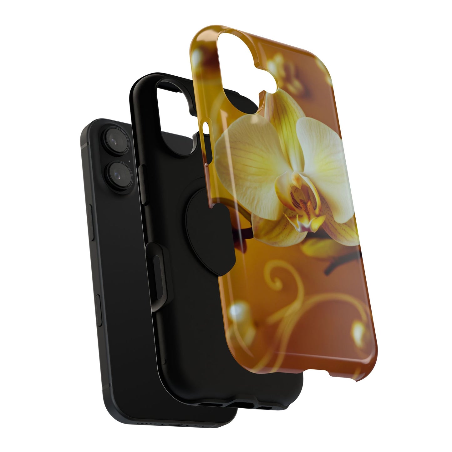 Protective Phone Case – Amber Orchid
