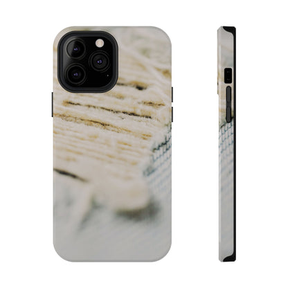 Impact-Resistant Phone Case – Woven Warmth