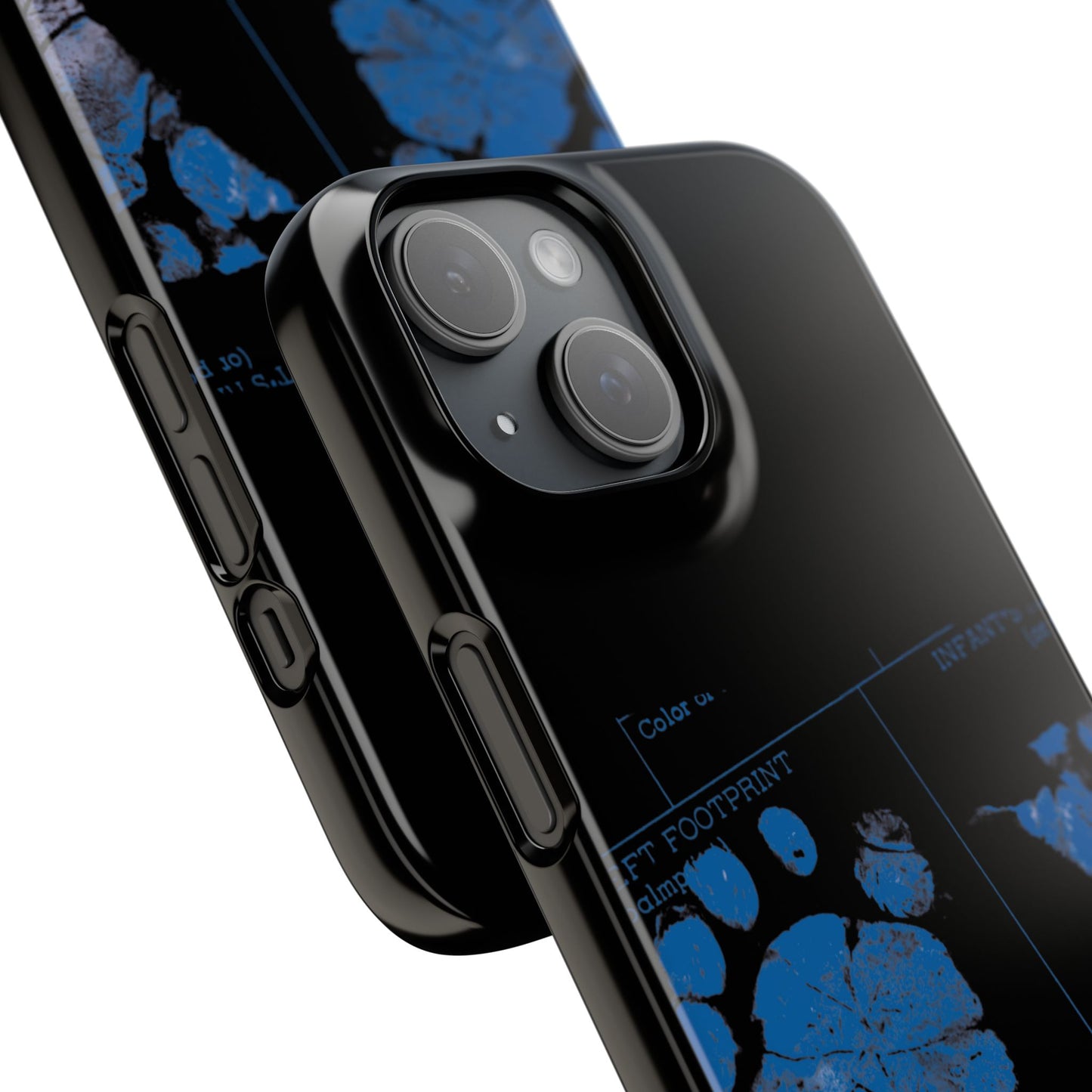 Snap Phone Case – Mom’s Little Blue Footprints