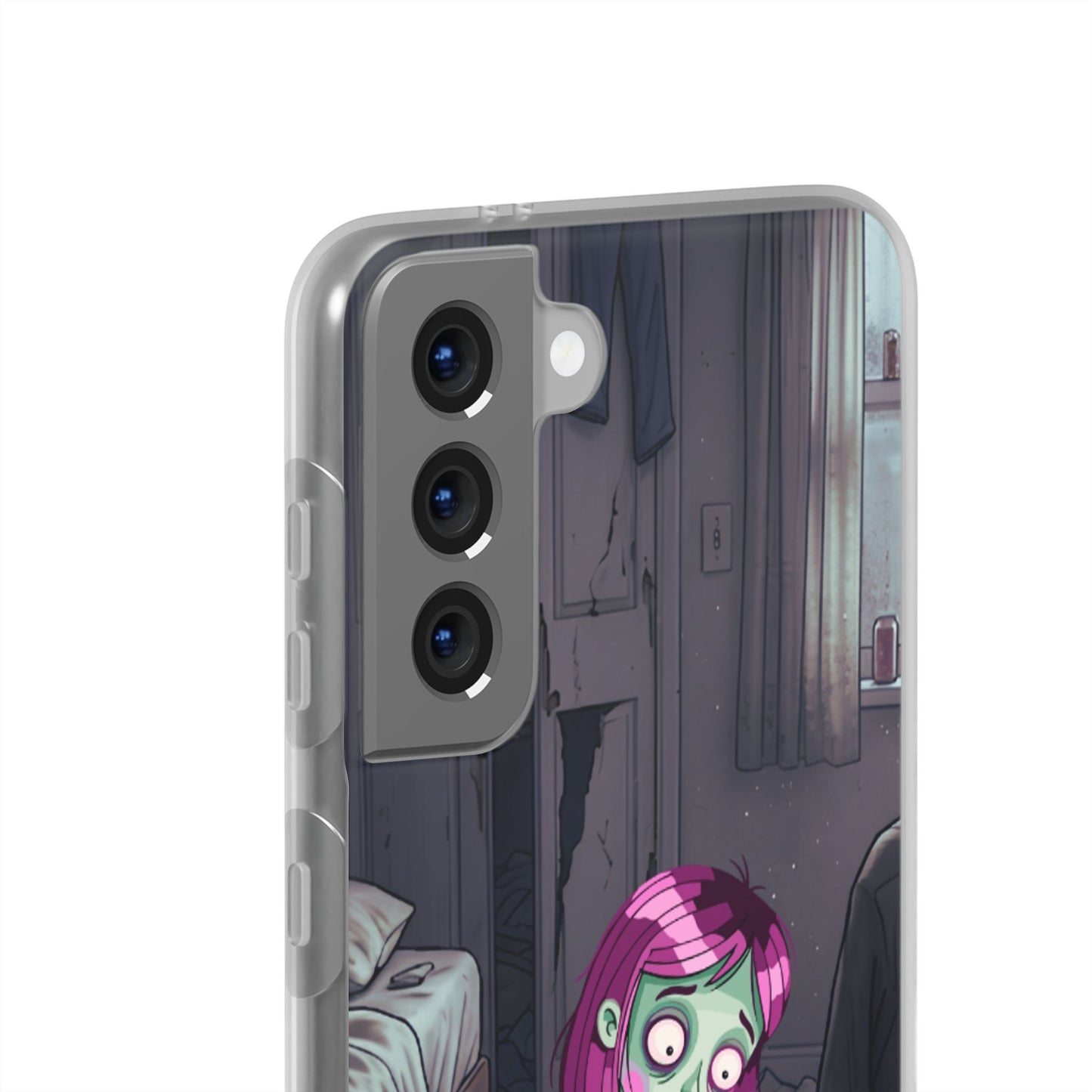 Zombie Girl Phone Case — Cute Creepy Cartoon Phone Cover