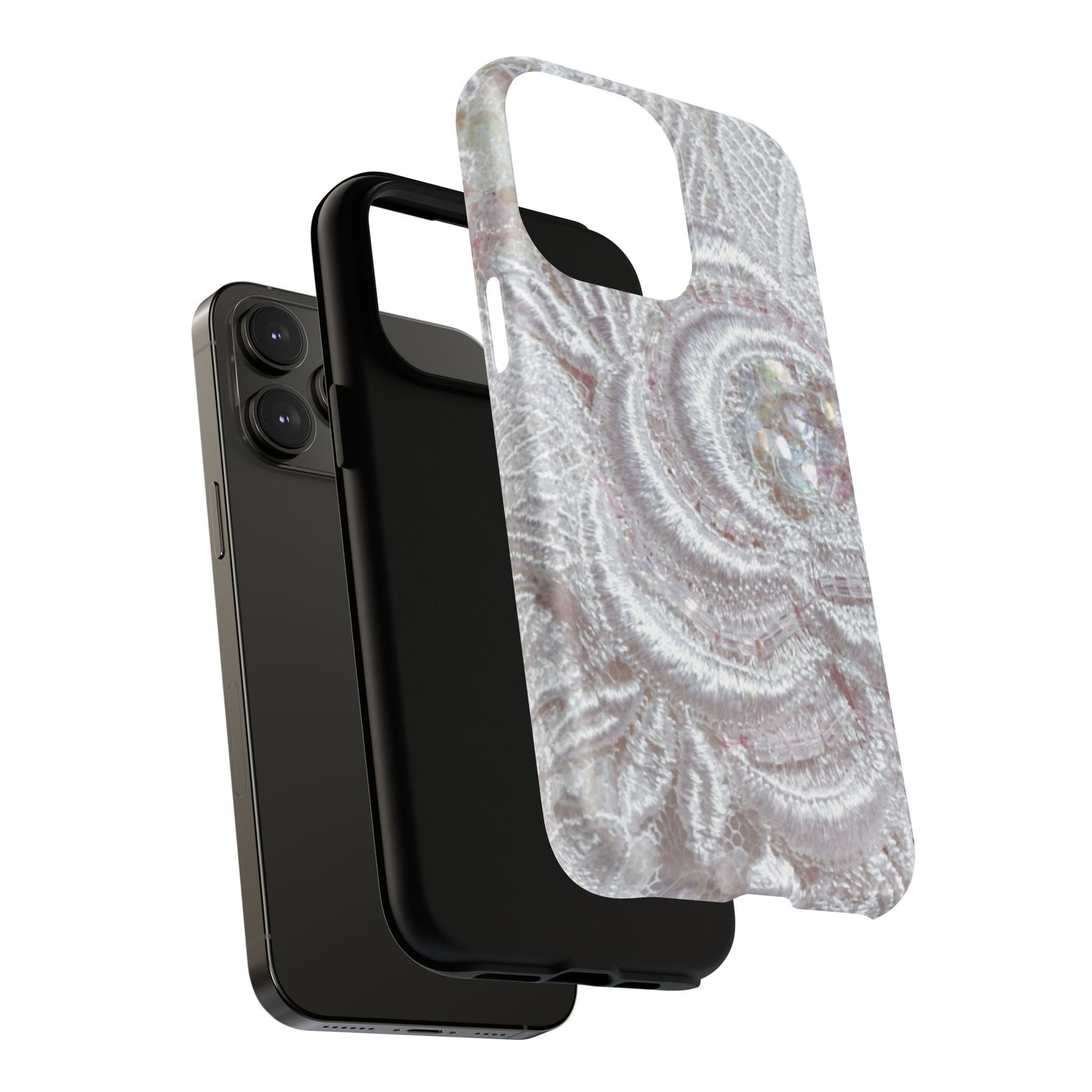 Protective Magnetic Phone Case – Lace Veil