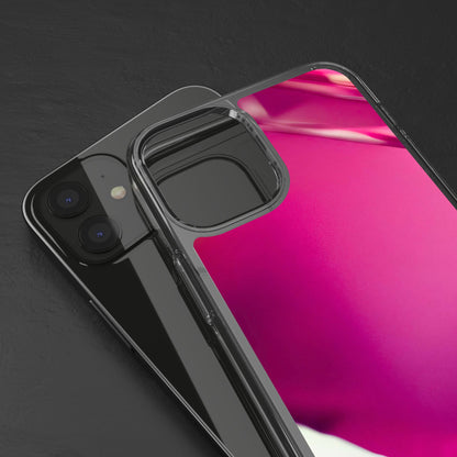 Clear Phone Case – Magenta Motion