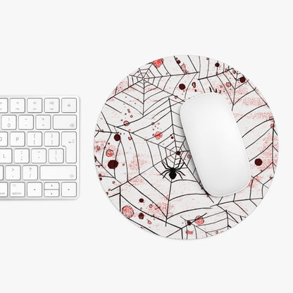 Round Mouse Pad – Blood Web