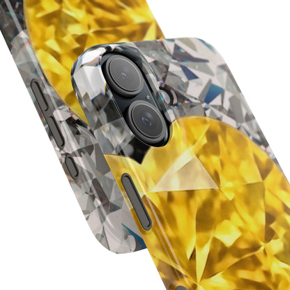 Snap Phone Case – Heart of Gold