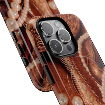 Protective Magnetic Phone Case – Bronze Vanity