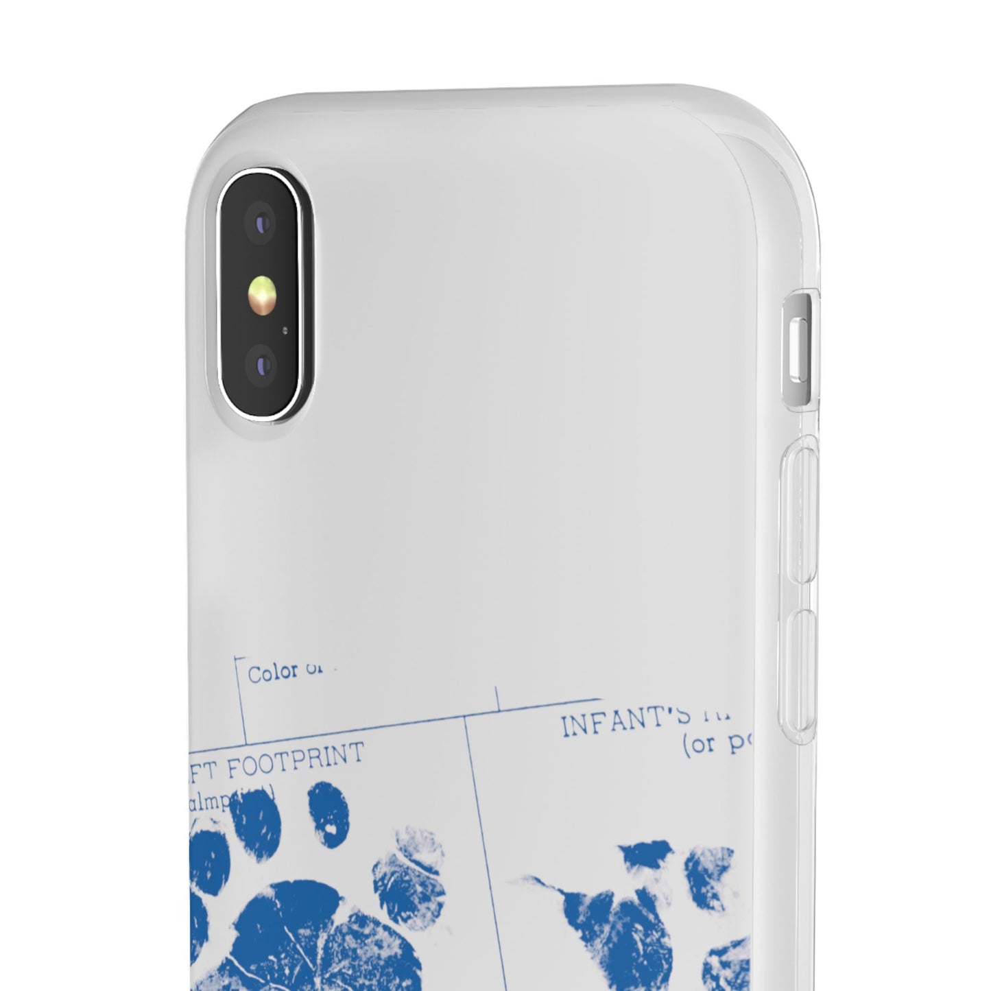 Flexi Case – Mom’s Little Blue Footprints