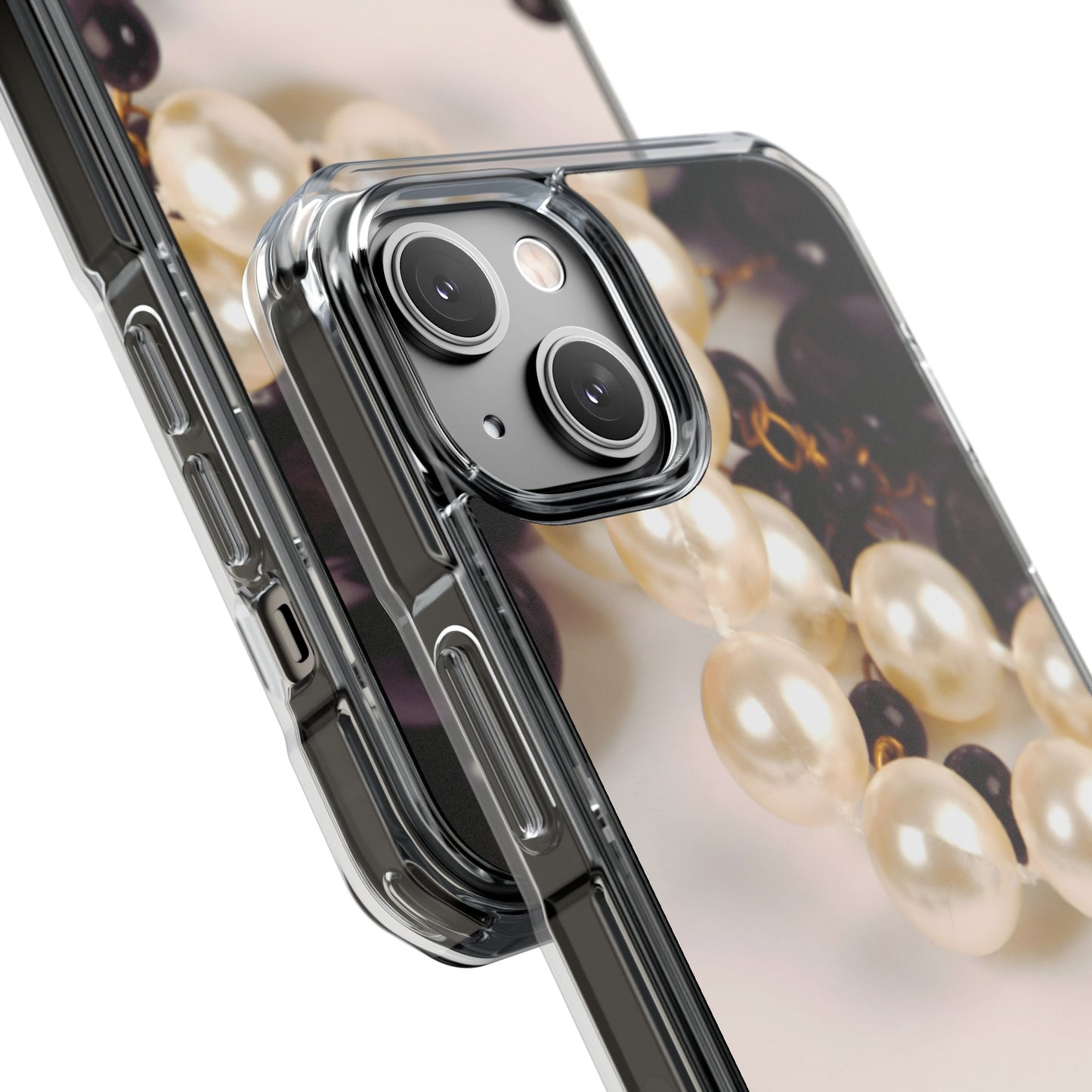 Clear Magnetic Phone Case – Noir Pearl