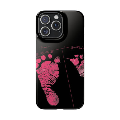Snap Phone Case – Mom’s Little Pink Footprints