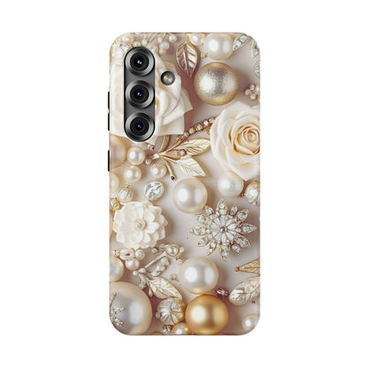 Impact-Resistant Phone Case – Ivory Opulence