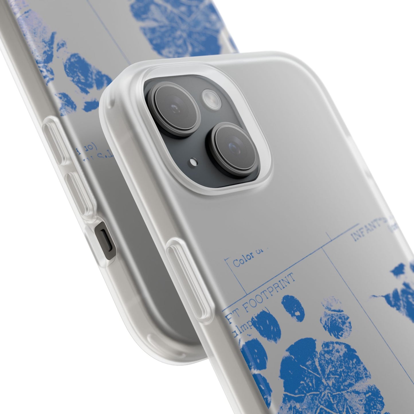 Flexi Case – Mom’s Little Blue Footprints