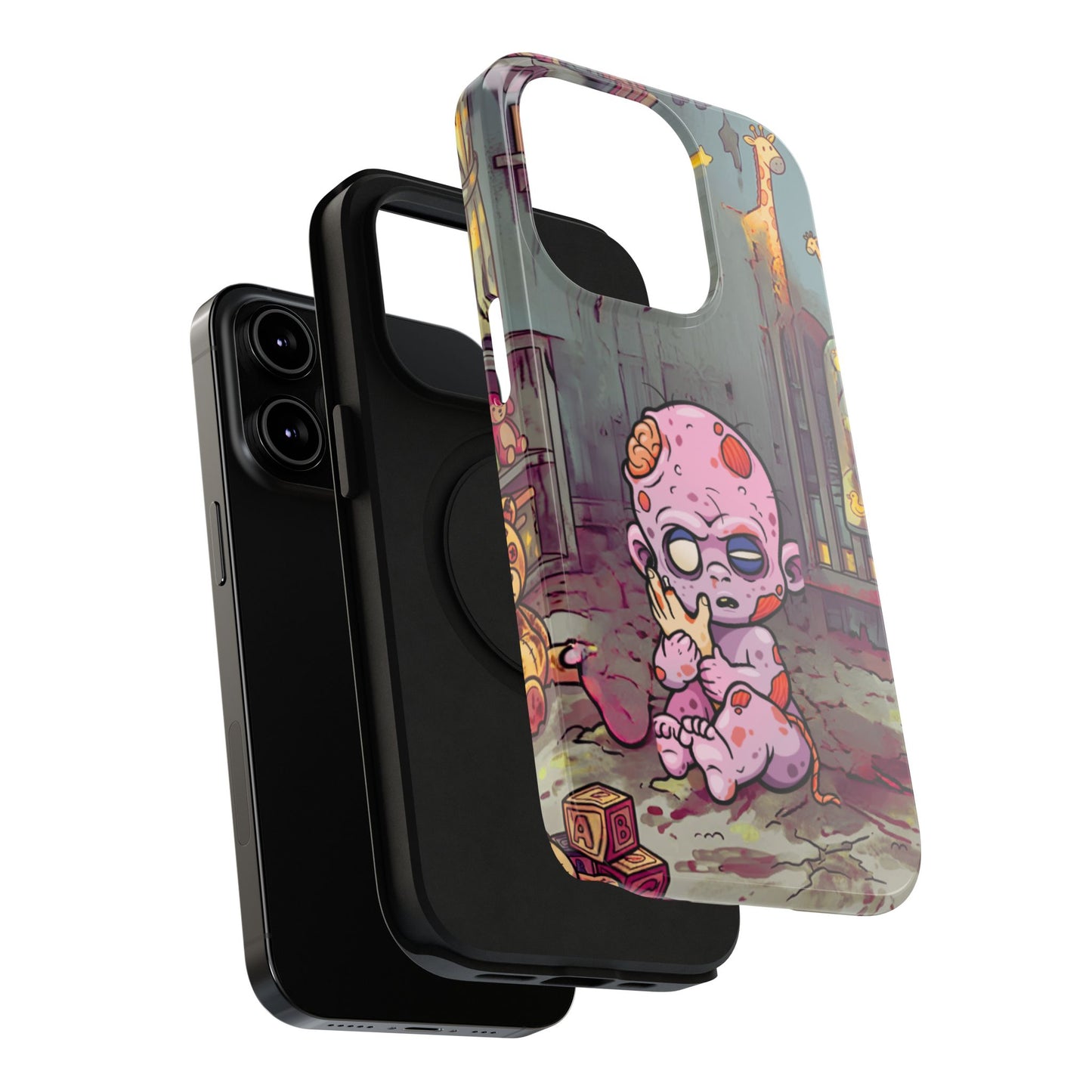 Zombie Baby Phone Case — Cute Creepy Impact-Resistant iPhone Case
