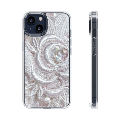 Clear Phone Case – Lace Veil