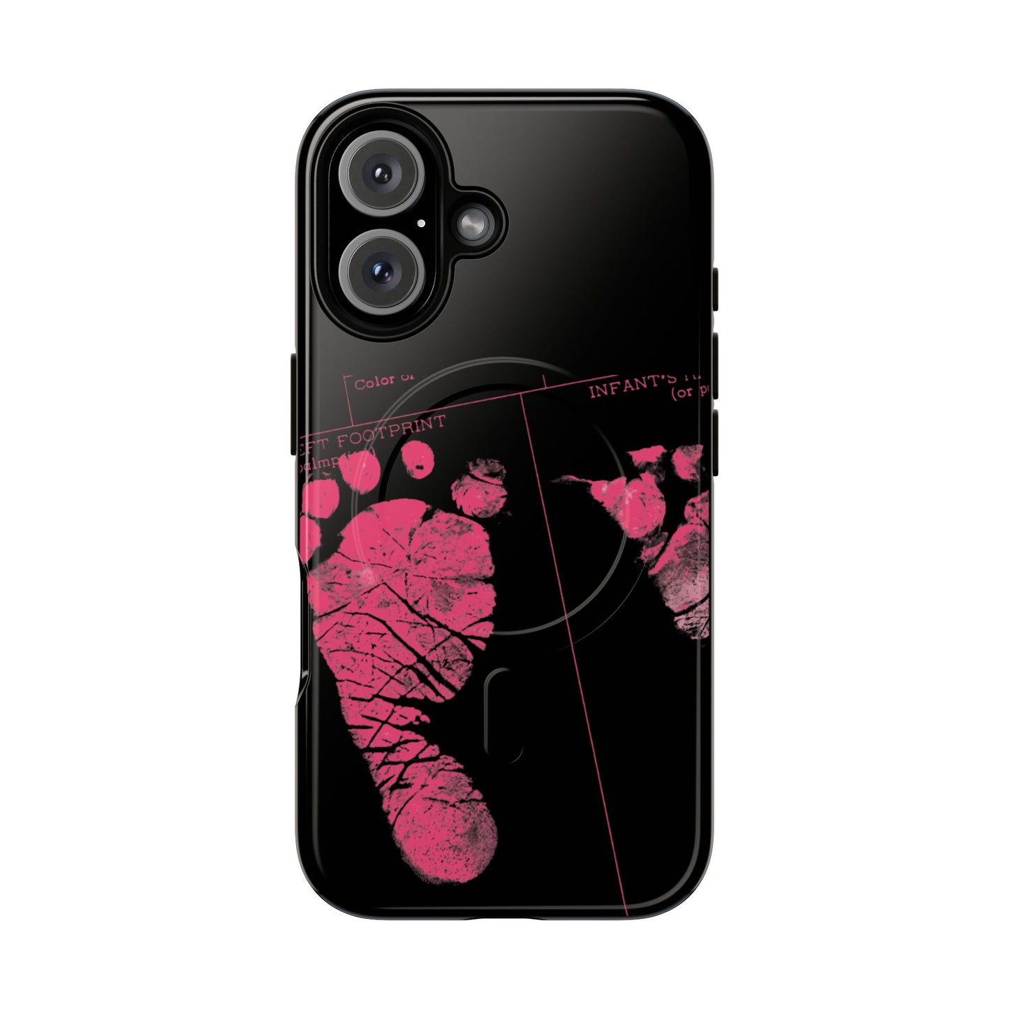 Protective Magnetic Phone Case – Mom’s Little Pink Footprints