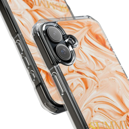 Clear Phone Case – Peach Sorbet