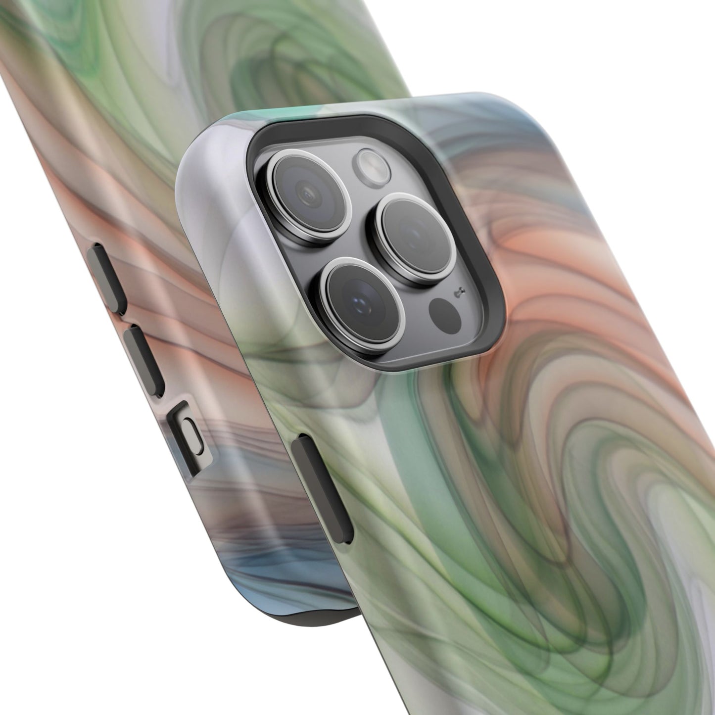 Impact-Resistant Phone Case – Marble Flow