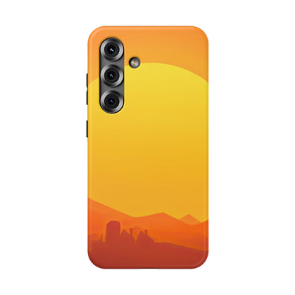 Impact-Resistant Phone Case – Desert Sunrise