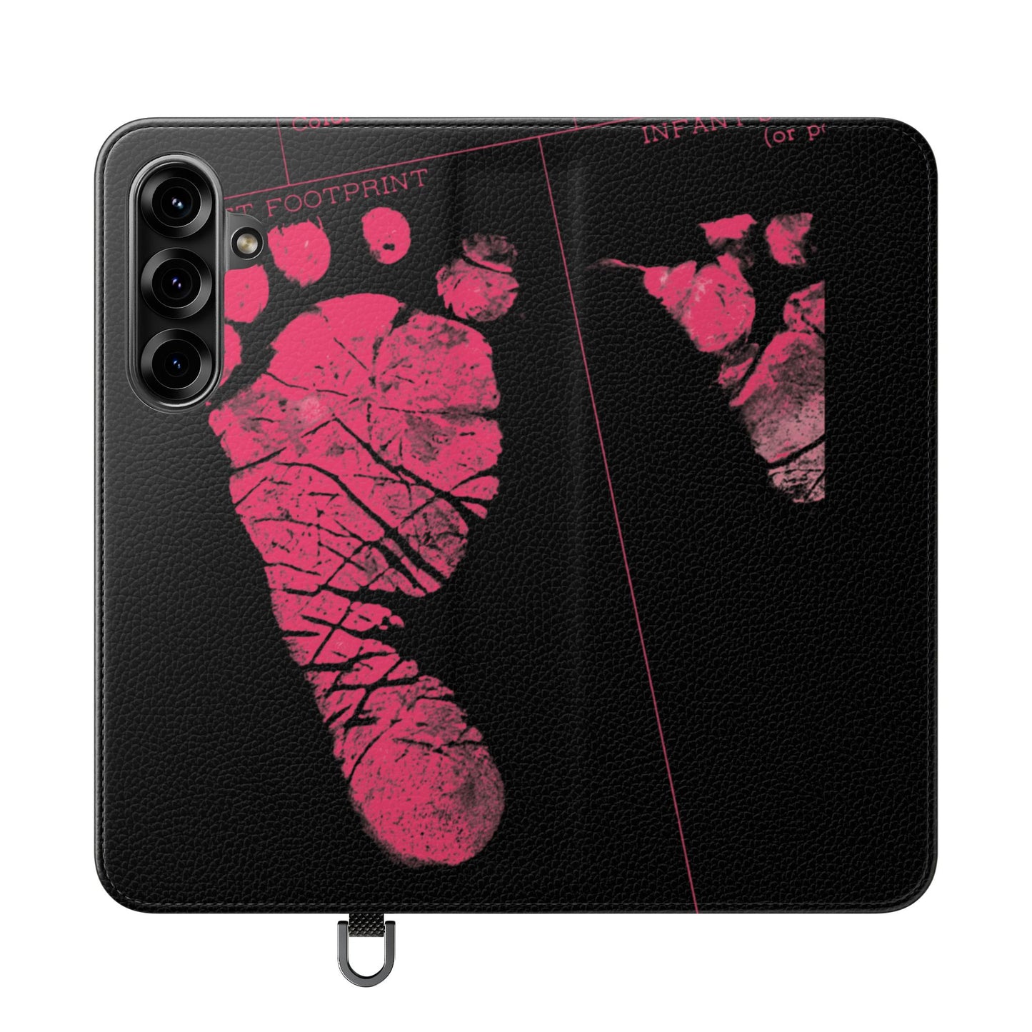 Flip Case – Mom’s Little Pink Footprints