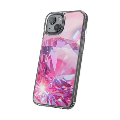 Clear Phone Case – Pink Ice