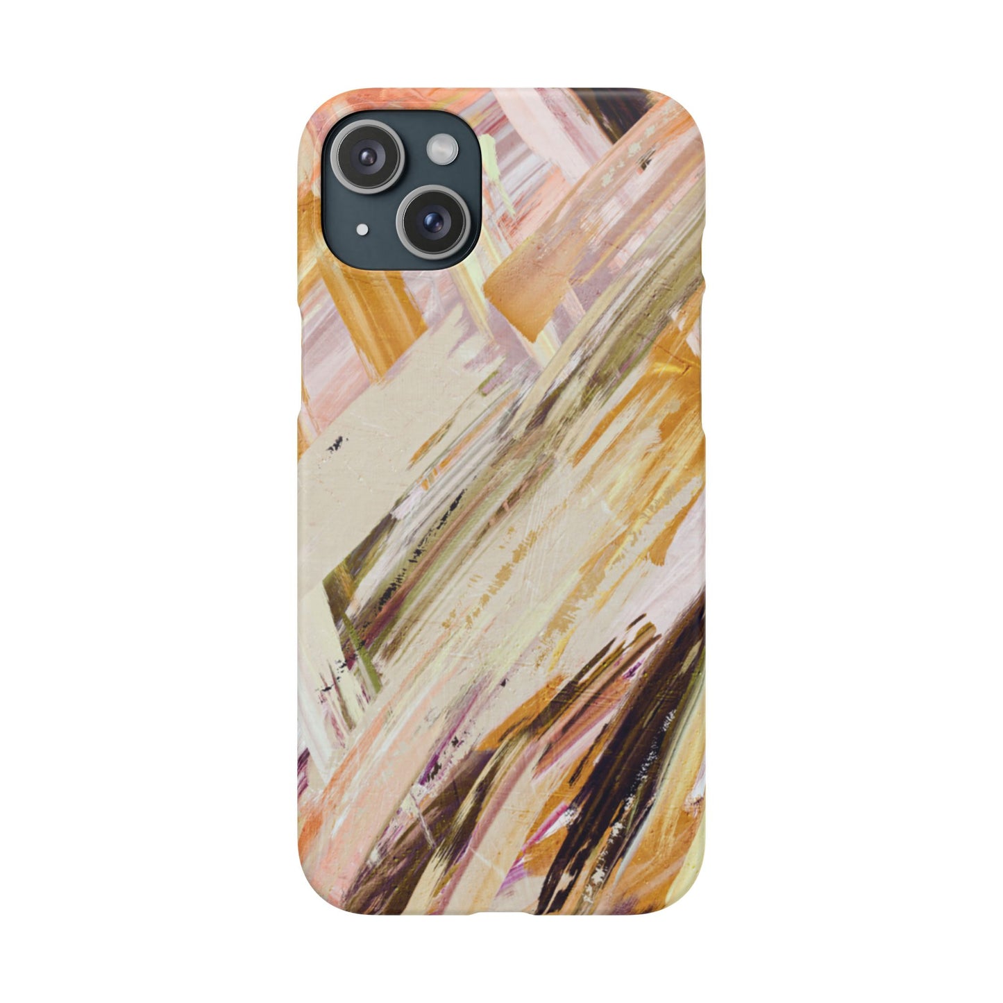 Snap Phone Case – Brush & Bronze