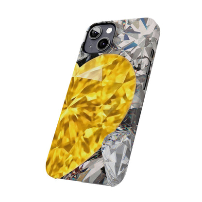 Slim Phone Case – Heart of Gold