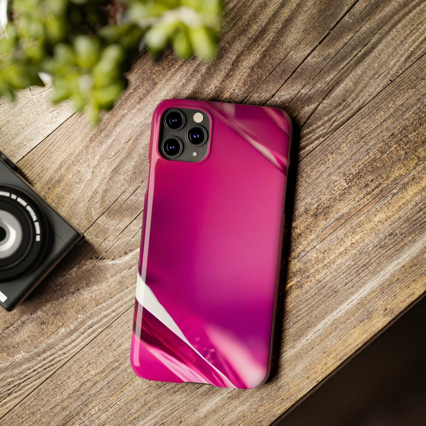Slim Phone Case – Magenta Motion
