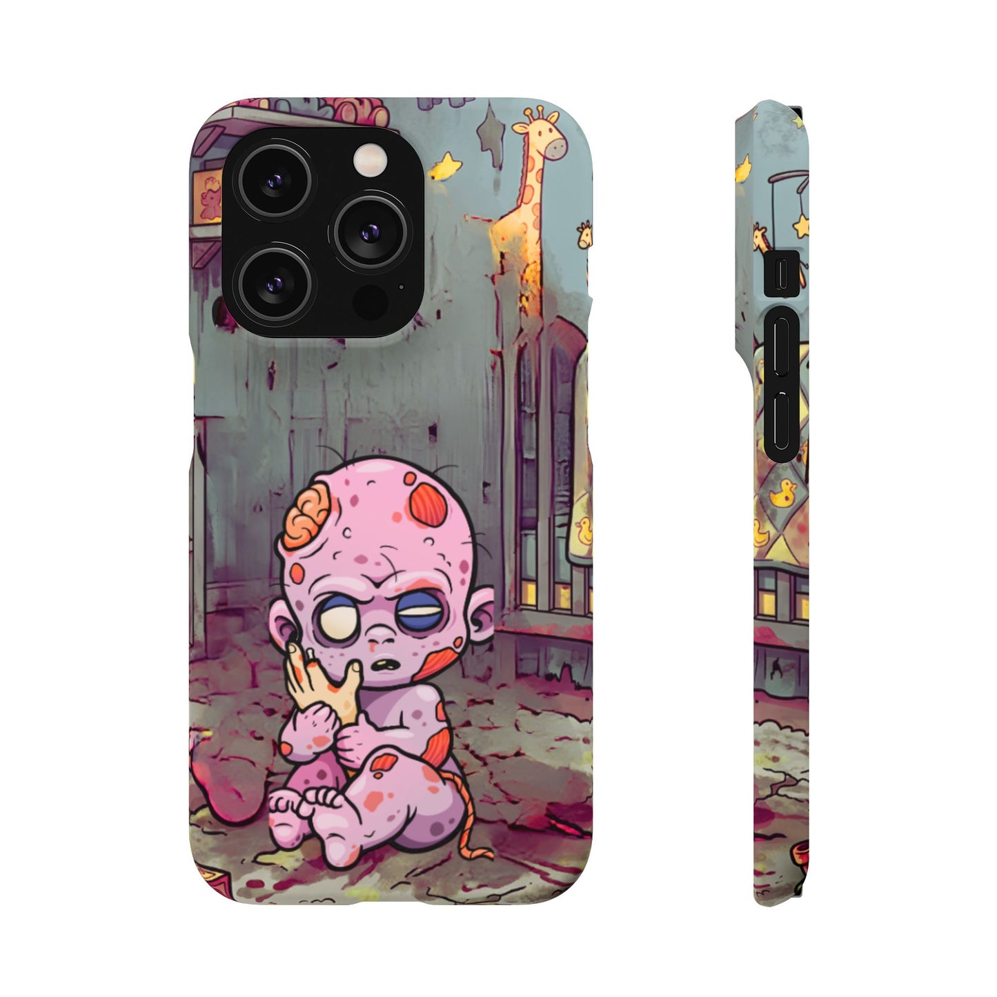 Phone Case — Creepy Cute Zombie Baby Nursery Design
