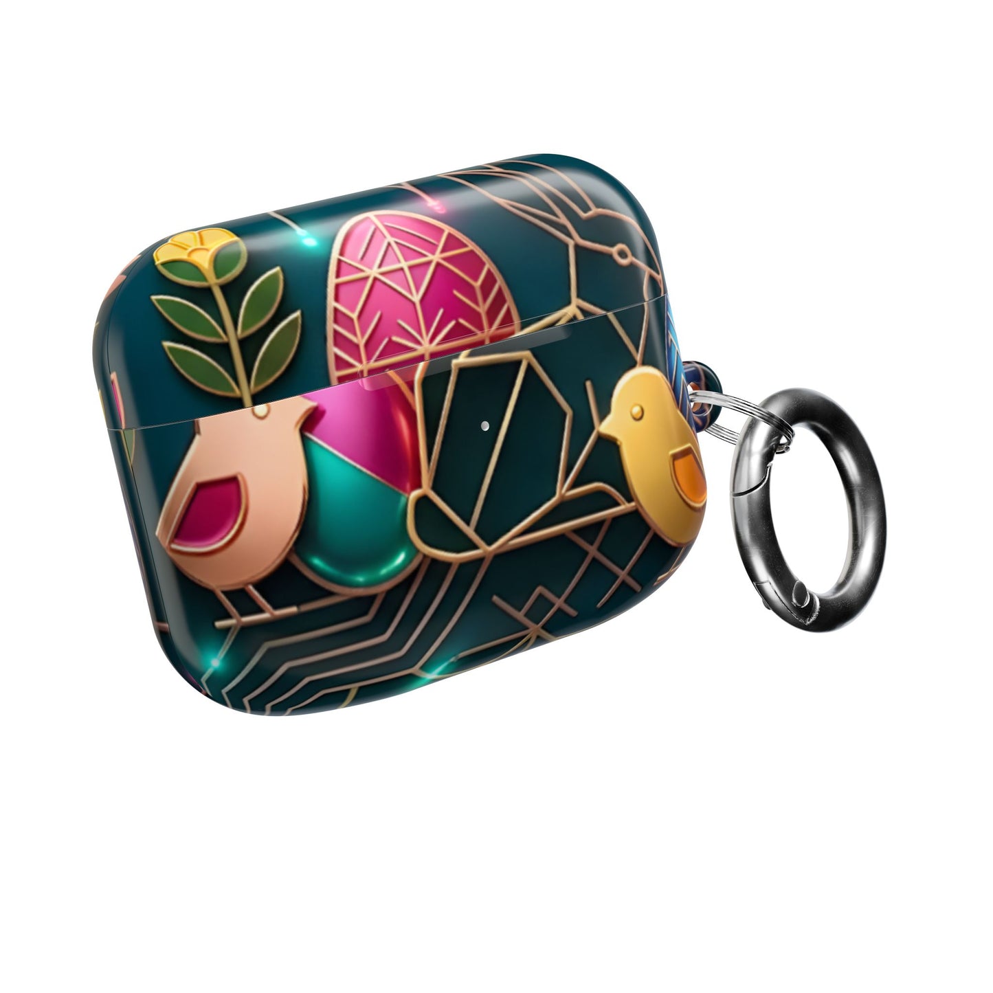 Earbud Case Cover – Jeweled Garden