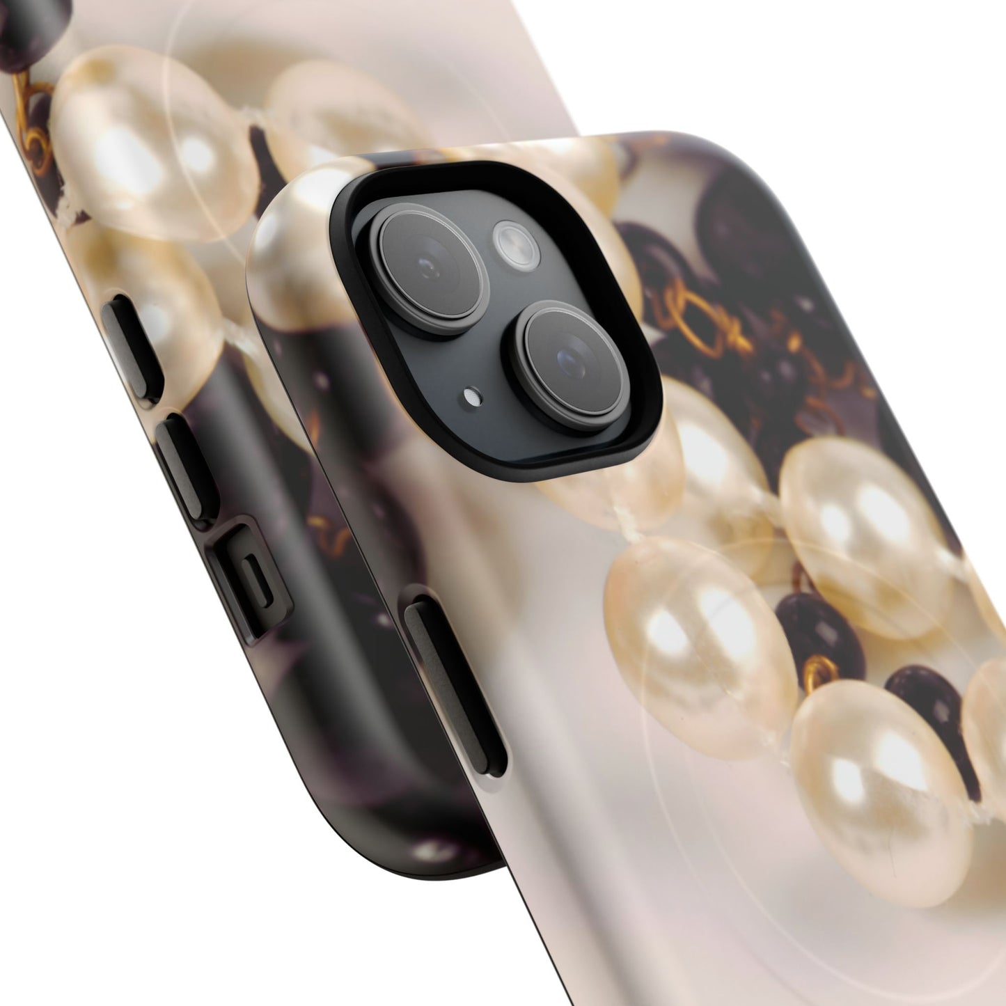 Protective Magnetic Phone Case – Noir Pearl