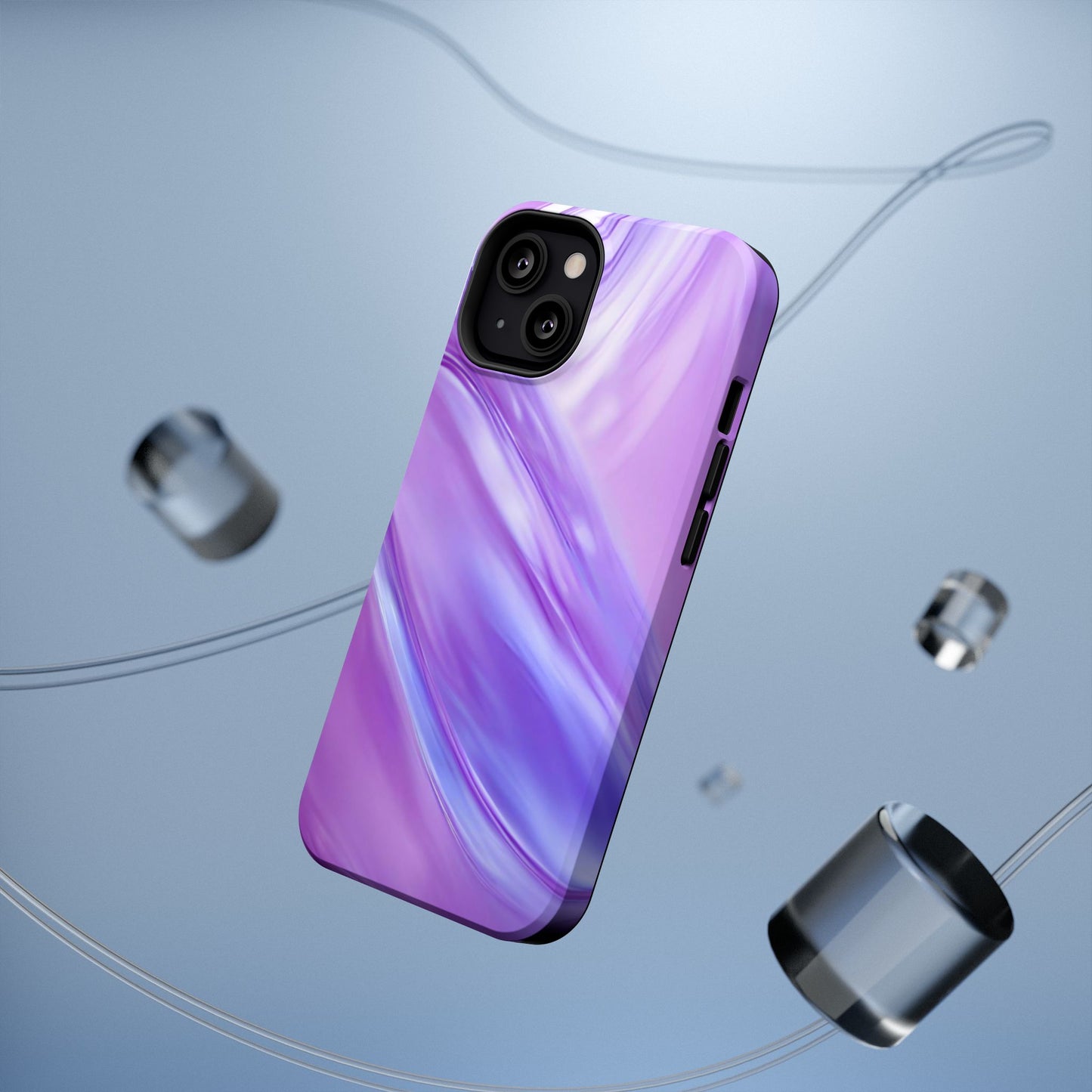 Impact-Resistant Phone Case – Lavender Wave